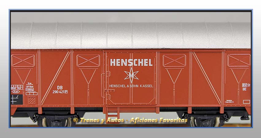 Vagón cerrado Henschel - DB